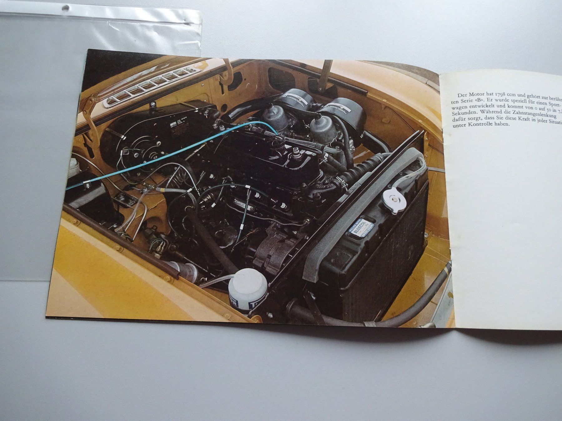 MG Documenti: MG B Prospekt / CH in Deutsch – Usato da Kloten venduto da ursarm5052 1