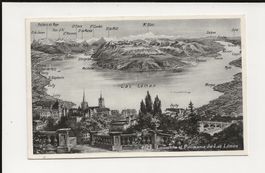 AK 1954 Lausanne Lac Léman Panorama