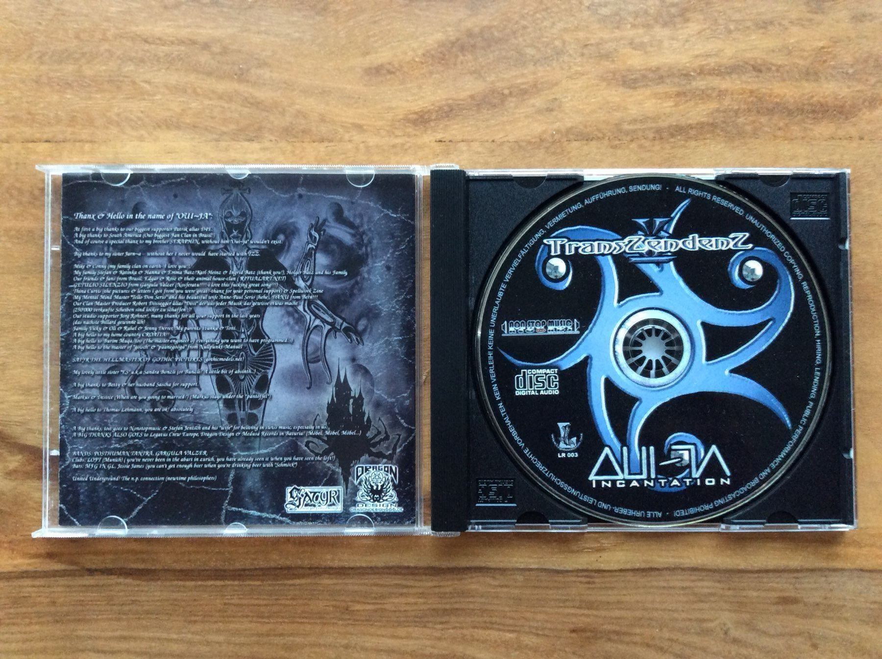 CD: CD TransZendenZ oui-ja (incantation) Rar – Usato da Horgen venduto da flyingpenguin2000 1