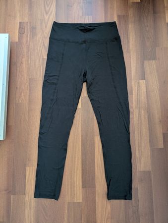 True North Damen-Leggings Gr. L schwarz mit Seitentasche