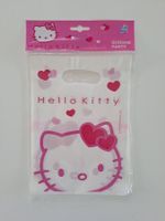 Lot 5 sachets Hello Kitty pour fête d'anniversaire 16x23cm