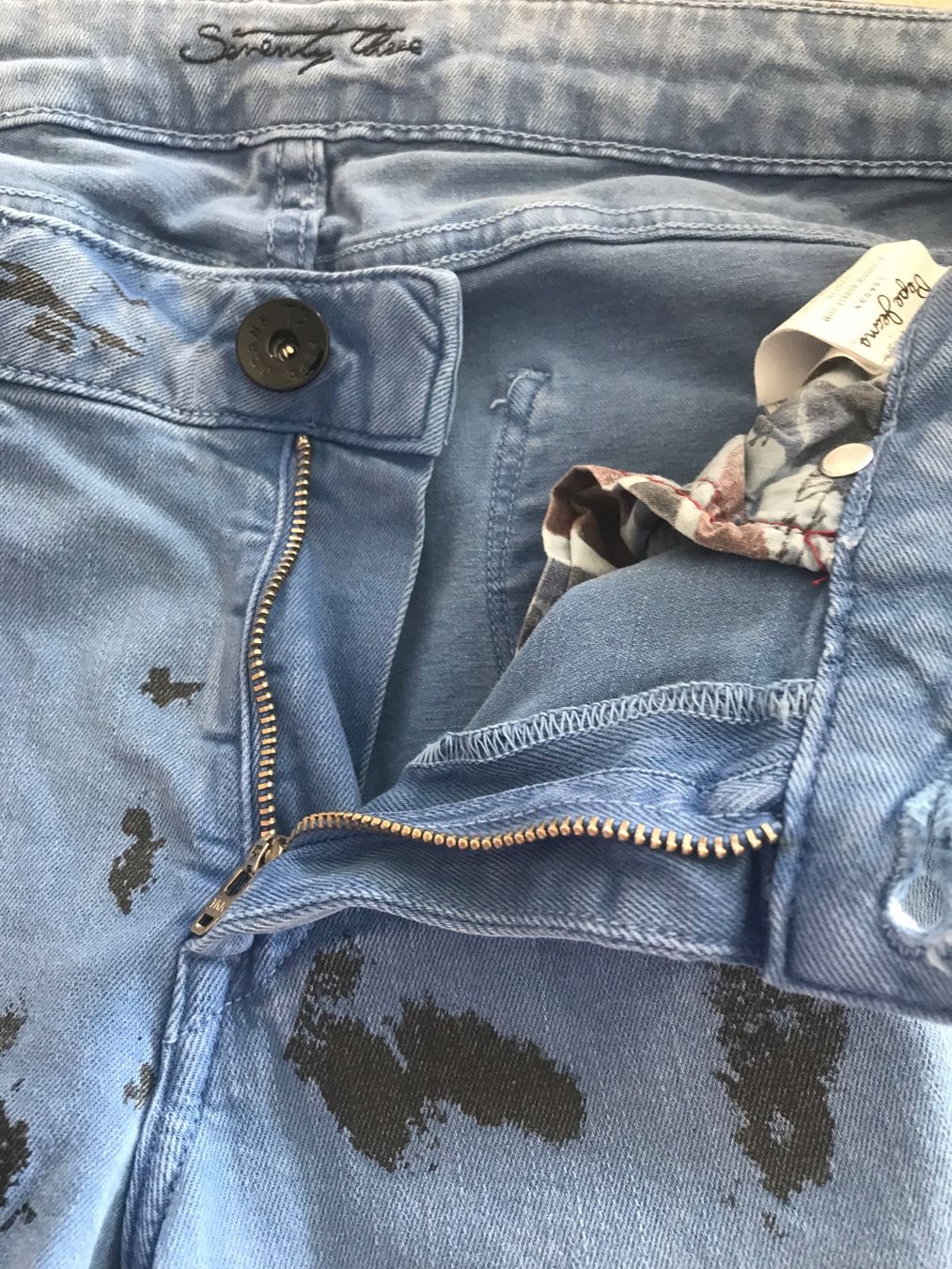 Pepe Jeans Jeans: Pepe Jeans, Grösse 31, hellblau mit Print – Usato da Niederteufen venduto da mix18 4