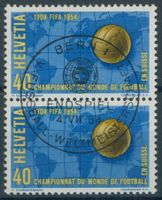 1954 - Werbemarke - Fussball WM - Sonderstempel Voll - Sport