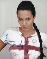 ANGELINA JOLIE - handsigniertes Grossfoto (20x25 cm) COA