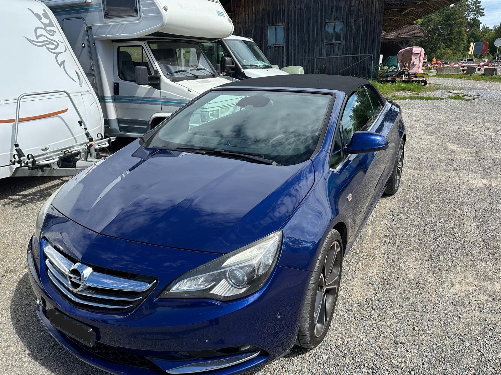 Opel Automobili: Opel Cascada Cabriolet, Blau mit Anhängerkupplung – Usato da Winterthur venduto da steck955 3