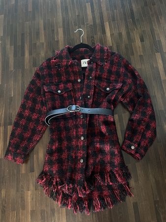 Zara Overshirt im Holzfäller Style, XS