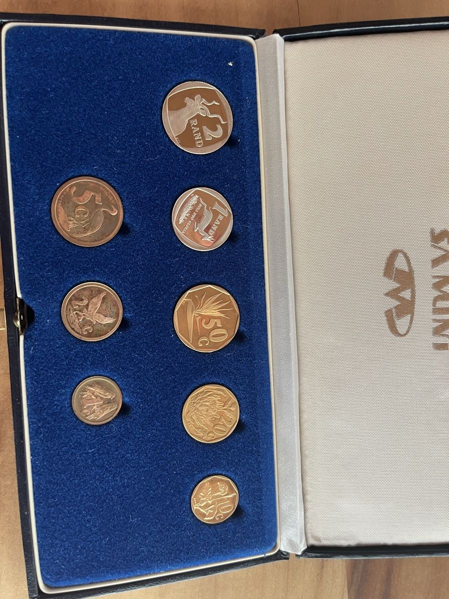 Tutti le monete: Südafrika Rand Proof Set 8 Münzen – Usato da Brig venduto da Benedict6