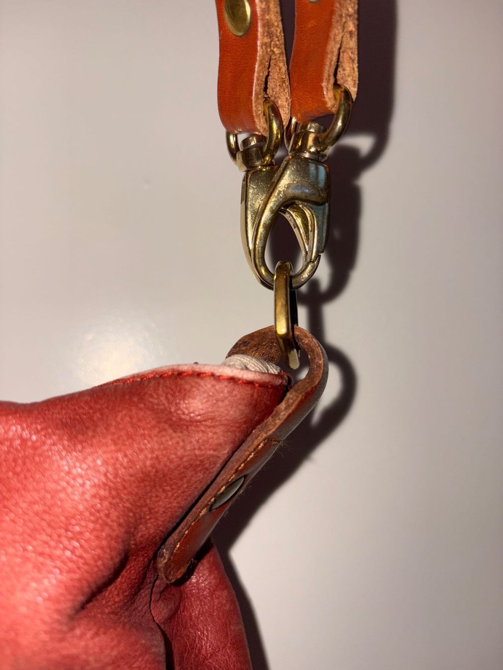 Borse da donna: Cognacfarbene Lederhandtasche von MIMI BERRY – Usato da Zürich venduto da triangular 2