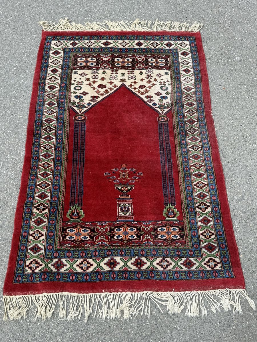 Tappeti: Alter Orientteppich Afghan Gebetsteppich – Usato da Konolfingen venduto da petzipetz
