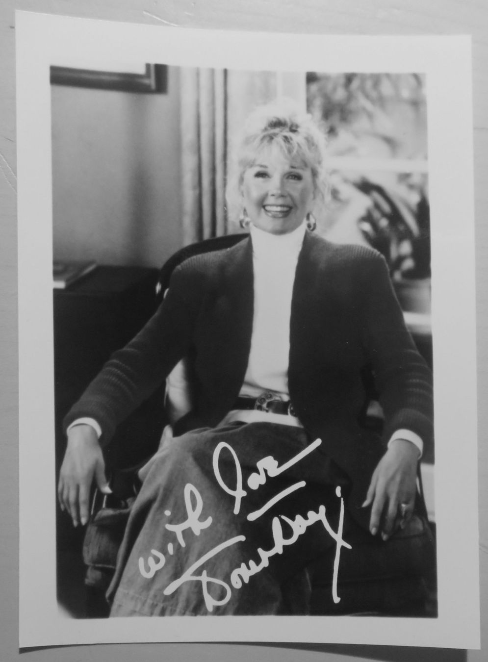 Autografi: Doris Day, signiertes Original-Autogramm, 1995 – Usato da Oberriet SG venduto da ganesh435