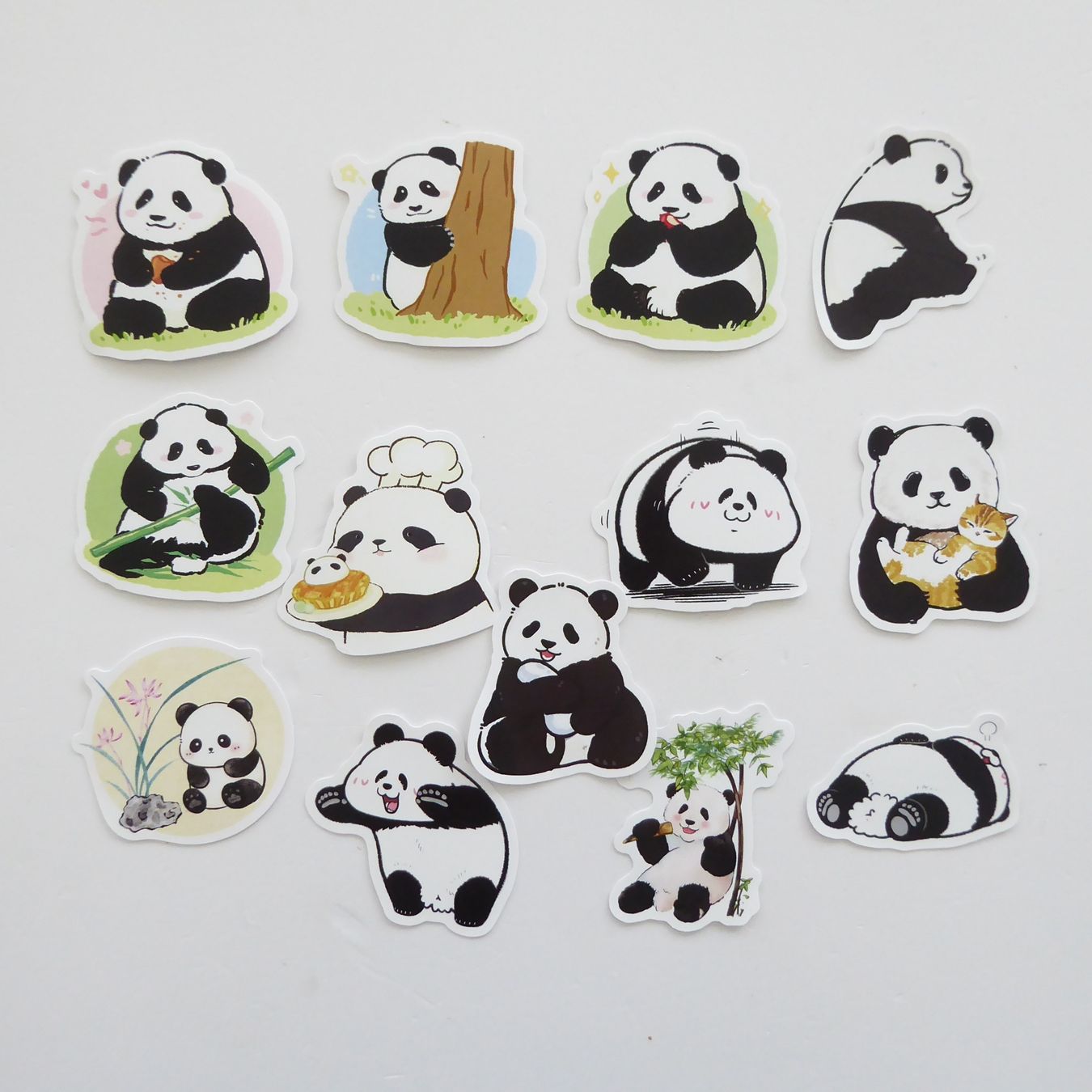 Sticker: 13 Aufkleber Sticker - Pandabär – Nuovo e nell'imballaggio originale da Basel venduto da Kunterbunt12