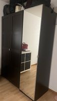 IKEA Pax Kleiderschrank schwarz mit Spiegeltür