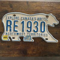 🇨🇦 Autoschild Northwest Territories RE1930 - KANADA