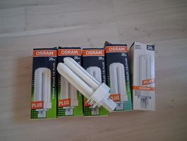 4 X LAMPE 26 WATT STECKSOCKEL  2 PIN