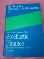Stochastic Finance - Föllmer, Schied - Top Zustand!