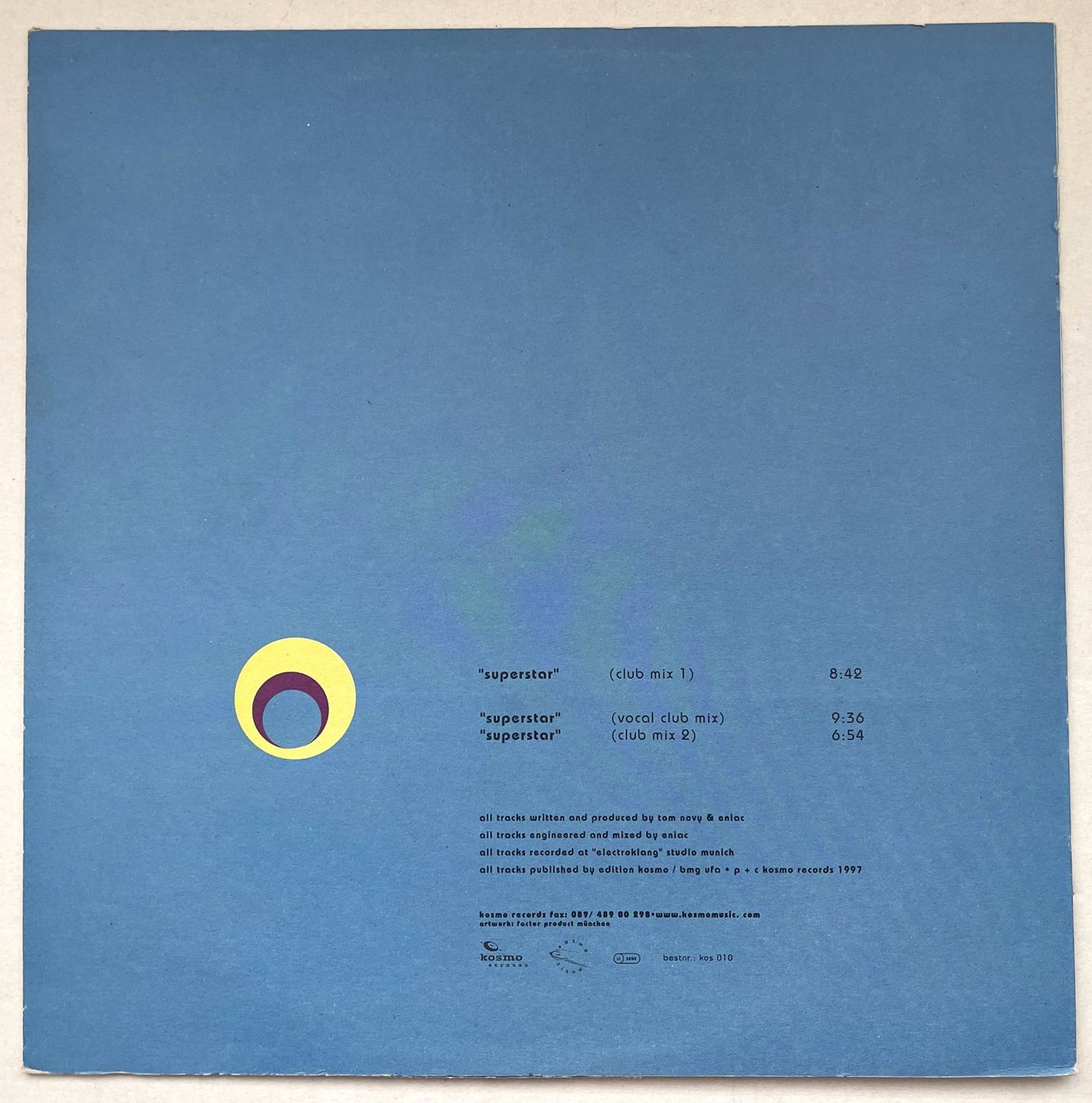 Vinyles: Novy Vs. Eniac – Superstar – Vinyl – D'occasion à Oftringen par Vucki 1