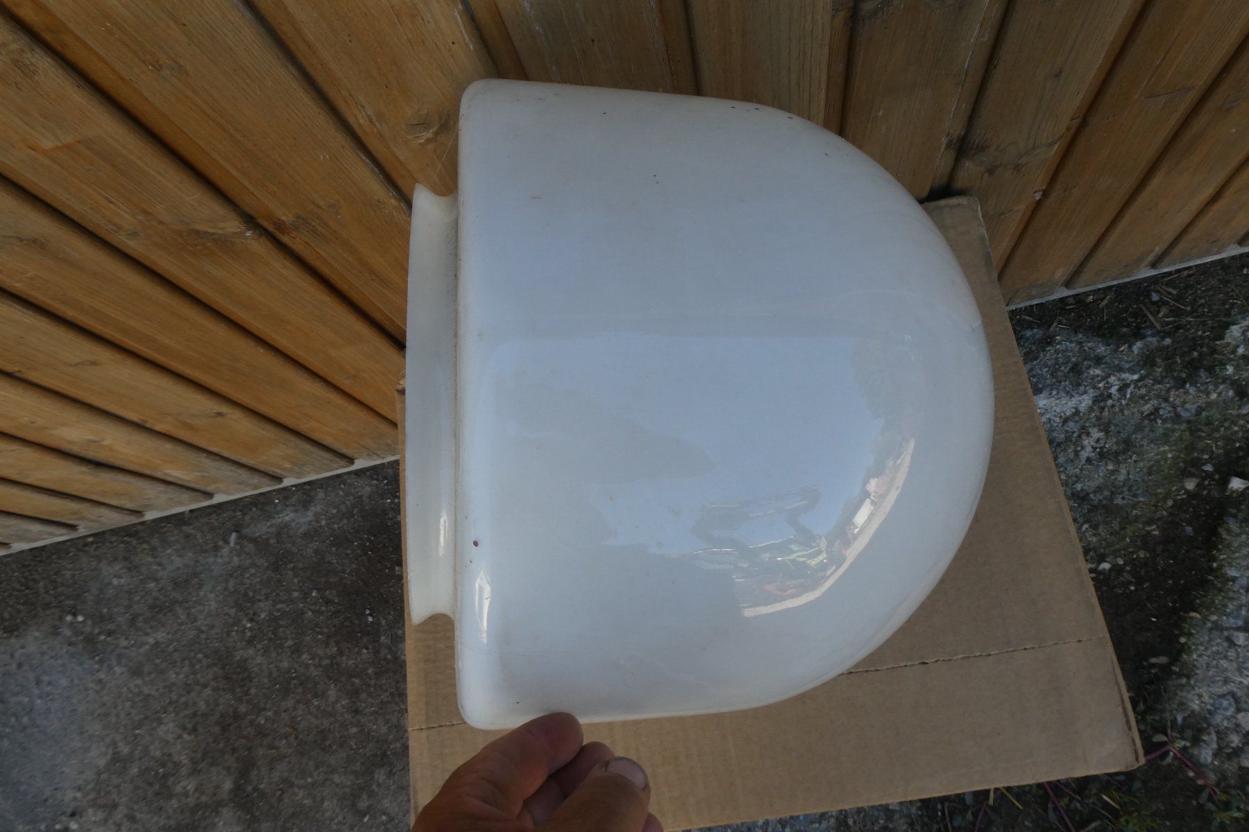 Lampadari & plafoniere: globe de lampe ancienne – Usato da Fontaines NE venduto da monloisir 1