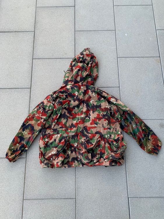 Alte Tarnanzug-Jacke vierfrucht Schweizer ArmeeMilitär Gr.52 | Kaufen ...