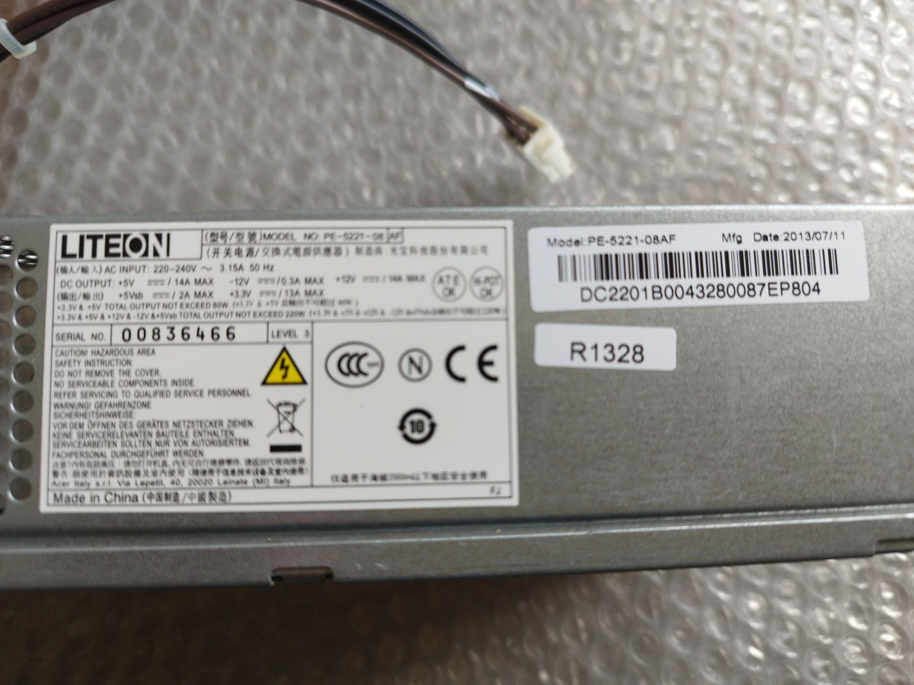 Dell PC: Alimentation Liteon pour PC Dell ou autre – Usato da Vallorbe venduto da Leonidas1337