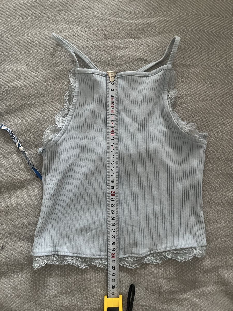Kleiderpakete: Blau/Weiss Muster weid Hose mit Top  – Neu (gemäss Beschreibung) aus Olten von sae_82z2 6