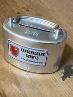 KÄSSELI MIT SCHLÜSSEL !! KANTONALBANK SCHWYZ ALUMINIUM