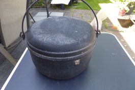 Grosser Camping Topf mit Deckel Marco