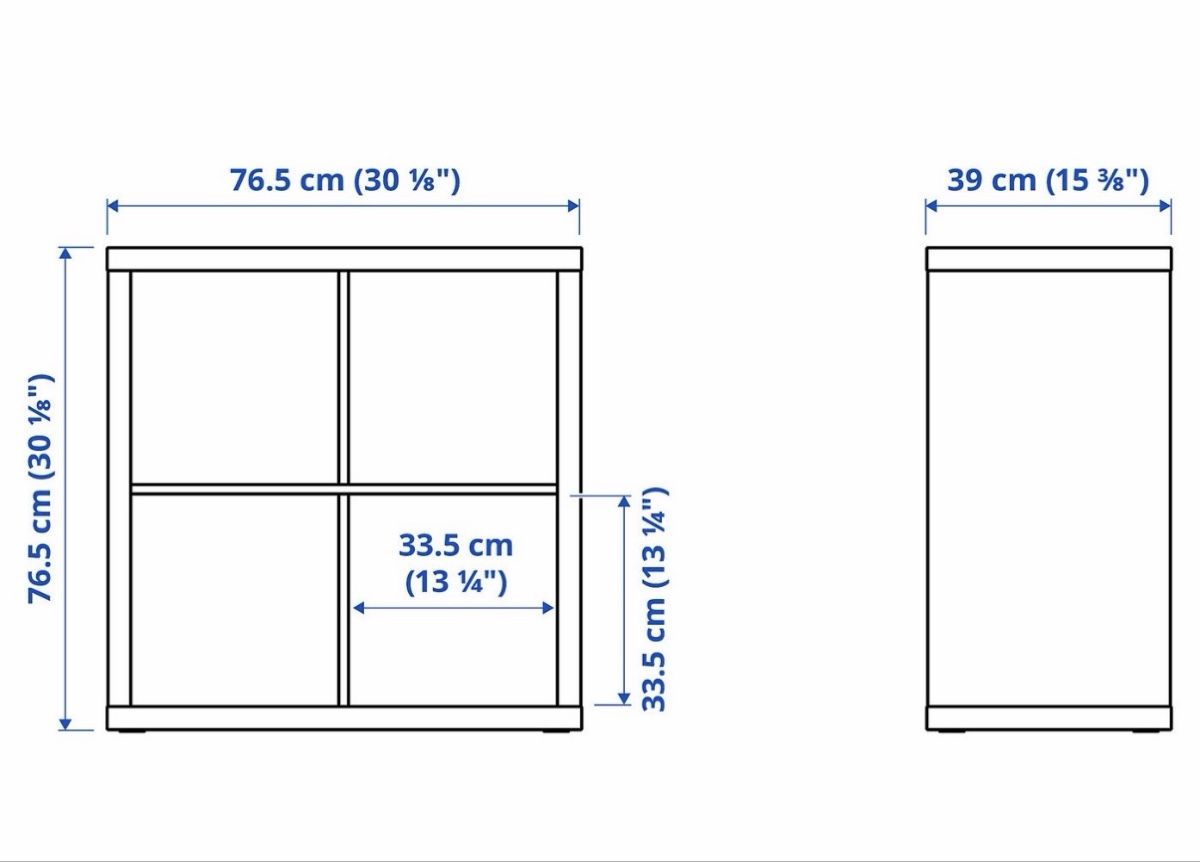 Ikea Scaffali: Regal weiss 4 Fächer mit Einsätzen  – Usato da Affeltrangen venduto da Sabrina.gall 7
