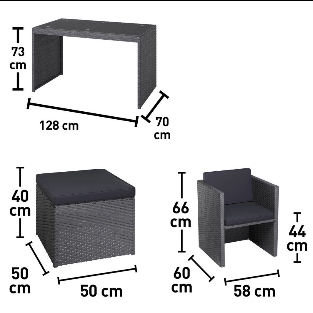 Set de table et chaises: Garten Lounge Set – D'occasion à Dübendorf par bmu_6gnl 4