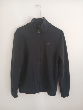 Aeronautica Militare Sweatshirt Jacket Size L Blue