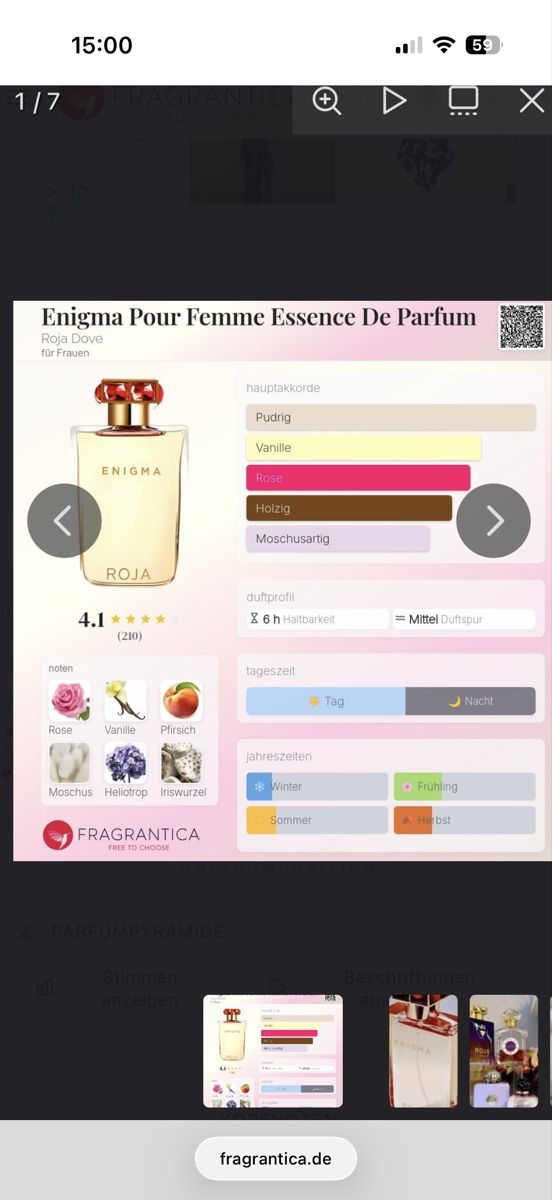 Roja Profumi & Eau de Toilette: Roja Enigma Essence de Parfum, 2 ml – Usato da Sursee venduto da nri_g5z8 2