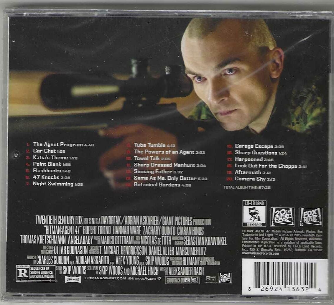 CDs: Marco Beltrami - Hitman Agent 47 – Neu und originalverpackt aus Genève von CDLPBookS 1