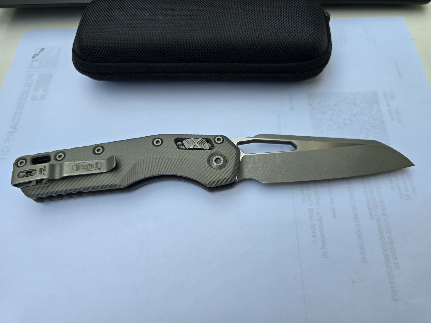 Taschenmesser: Microtech MSI Ram Lok Manual Folder Flutes Apocalyptic – Neu (gemäss Beschreibung) aus Ettingen von 1025andreas 2