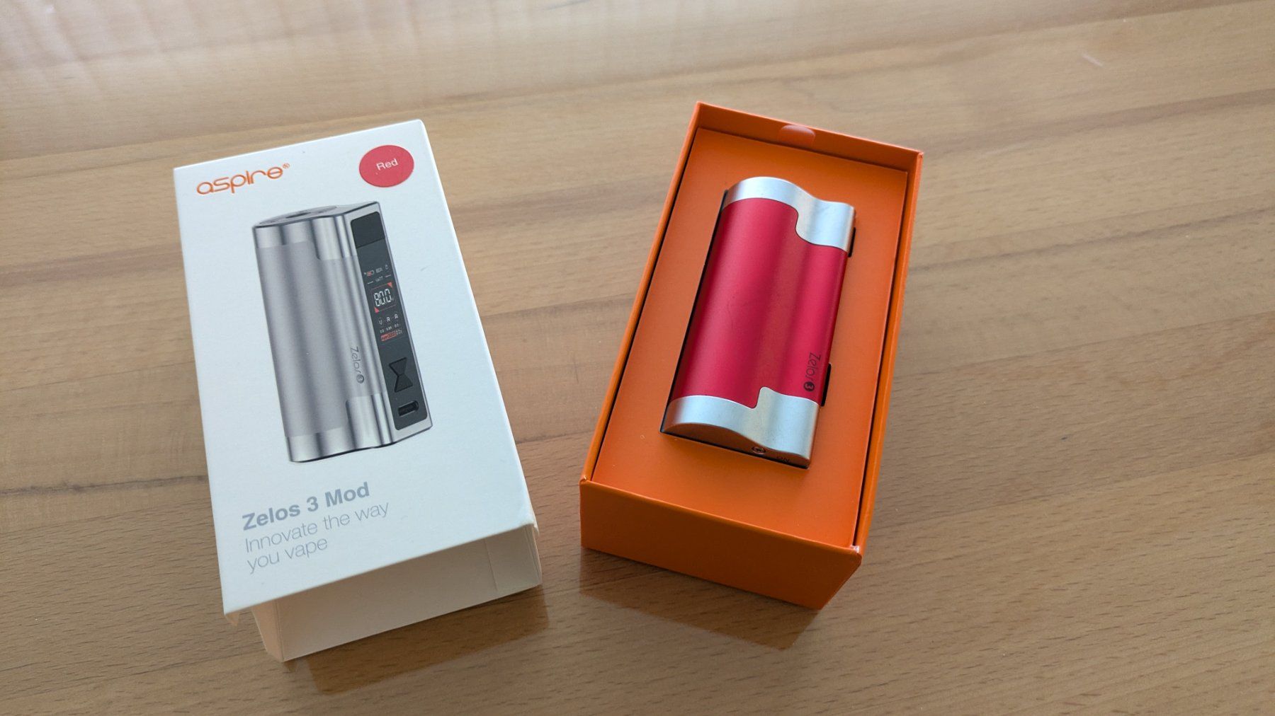 Aspire Sonstige Tabakwaren: aspire Zelos 3 Mod - Red - Akkuträger – Gebraucht aus Staufen von Fleby84