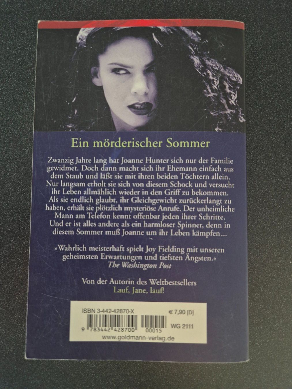 Libri: Joy Fielding: Ein mörderischer Sommer – Usato da Eglisau venduto da nicij79 1