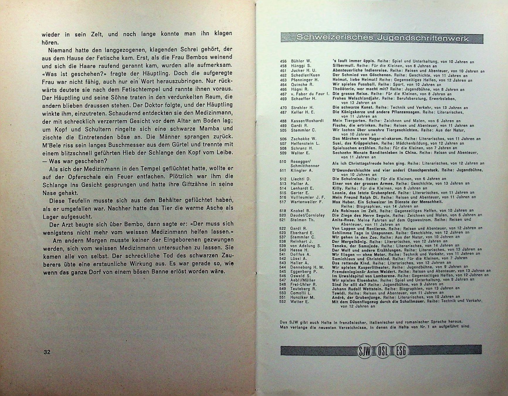 Libri: SJW 550 Lilly Comolli  Tawidi EA 1956 – Usato da Reitnau venduto da Zaomir 3