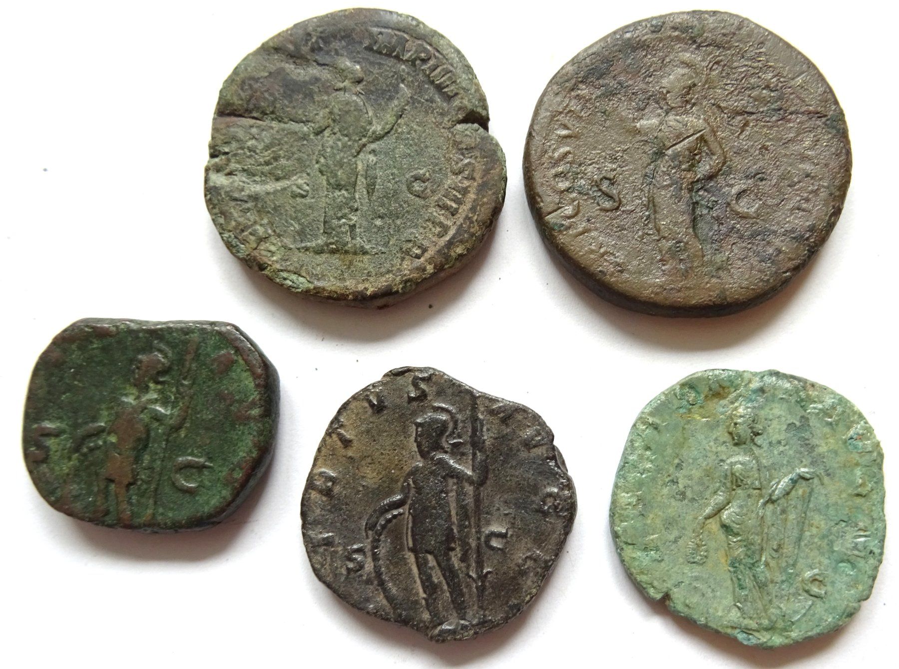 Alle Münzen: lot 5 römische sesterz – Gebraucht aus La Sarraz von classicworldcoins 1
