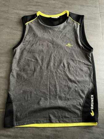 Sportshirt Brunex Grösse S Grau/Schwarz sehr guter Zustand