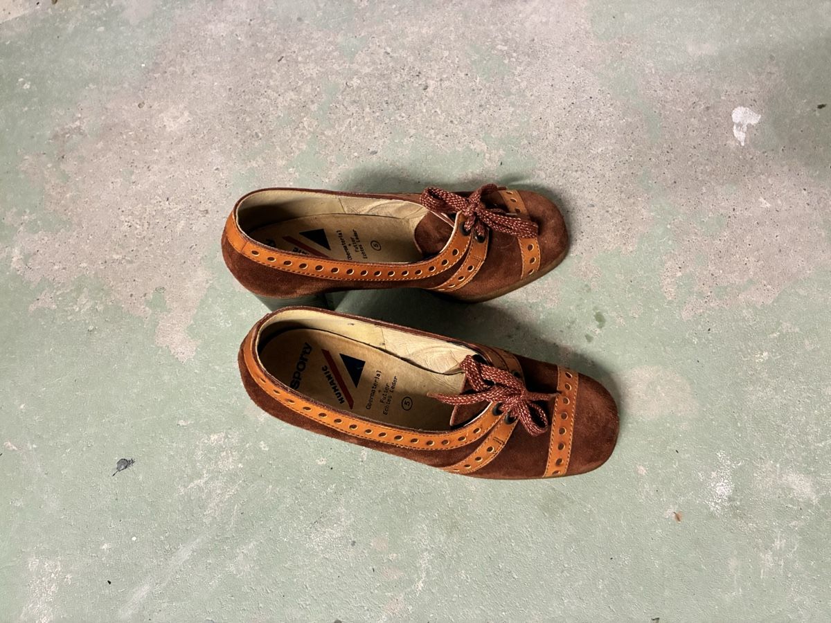 Scarpe da donna: Damenschuhe Leder braun Grösse 39 – Nuovo (secondo la descrizione) da Zürich venduto da Spurlos123 1