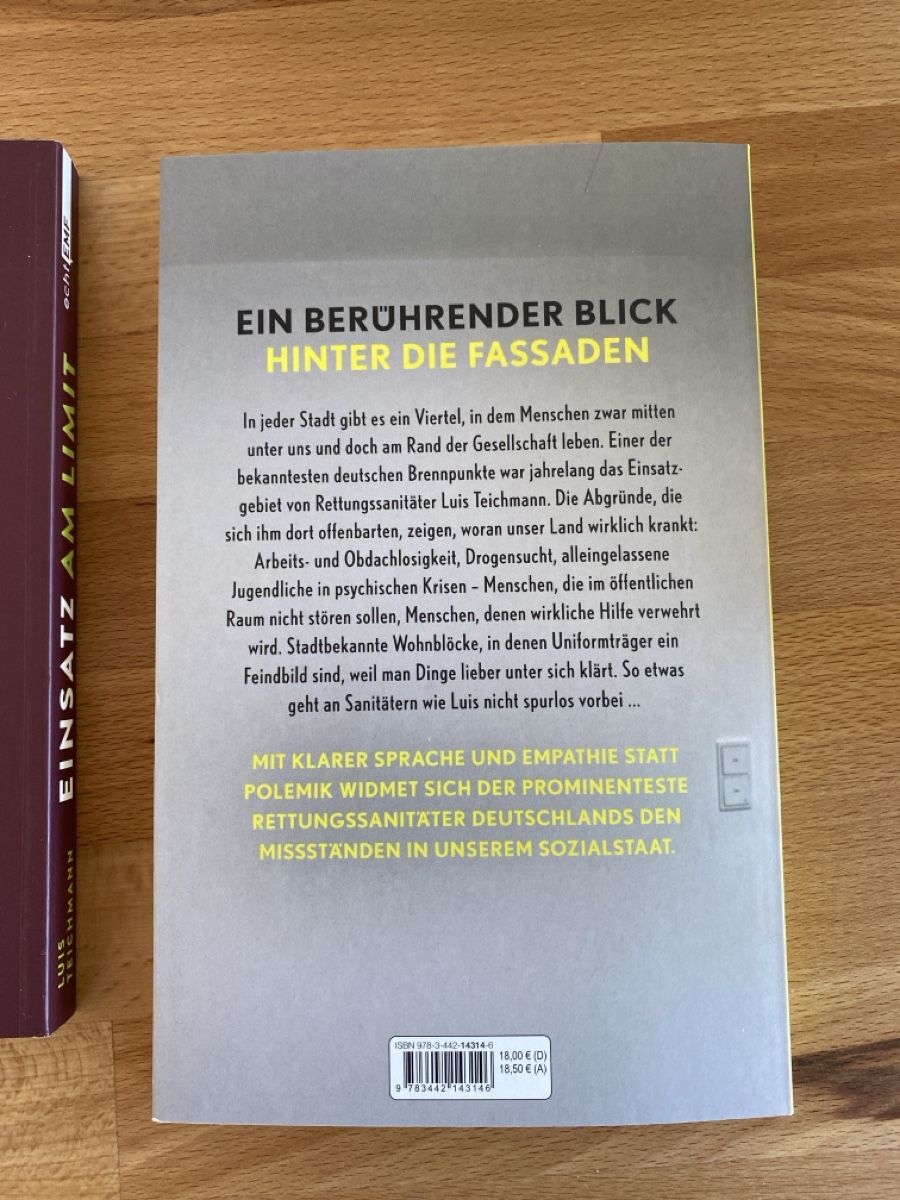 Bücher: Bücher Luis Teichmann Rettungsdienst – Neu (gemäss Beschreibung) aus Sarmenstorf von Luethycel 2