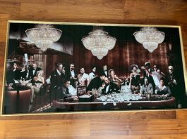 Wunderschönes Glasbild von Mutoni mit Glitzereffekt