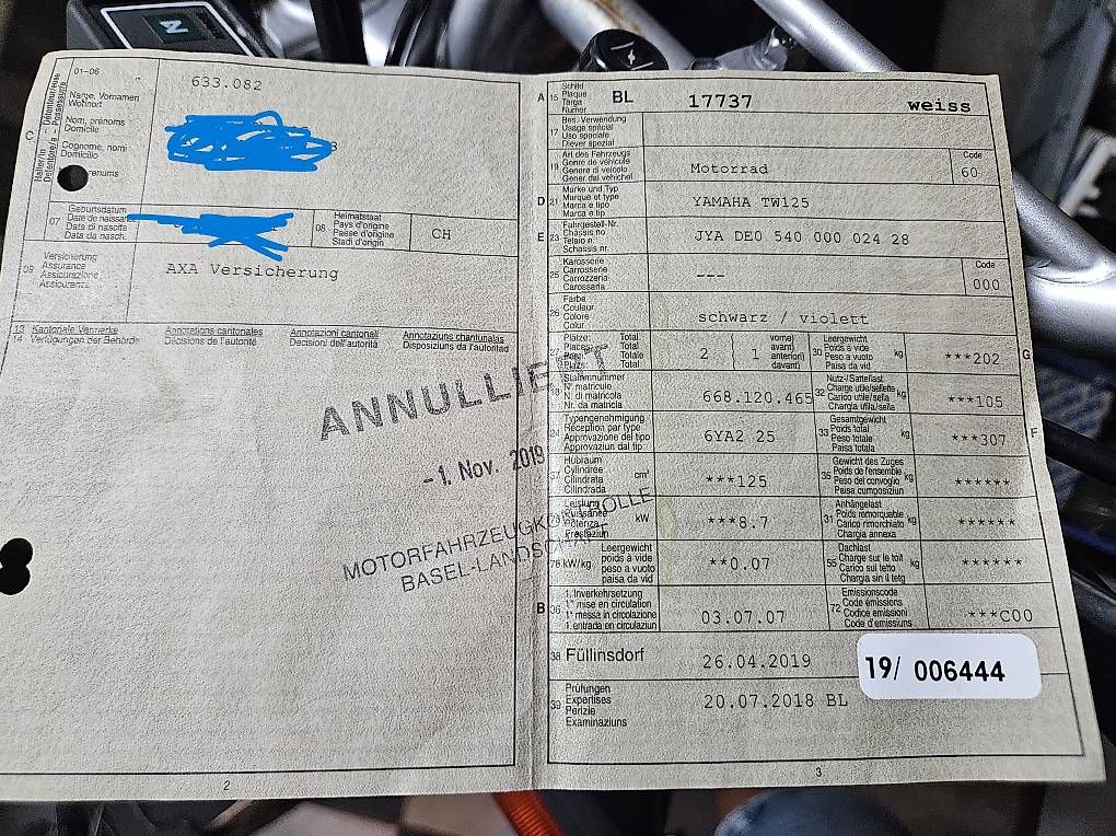 Enduro: Yamaha TW 125 à vendre – D'occasion à Biel/Bienne par Vido91 4