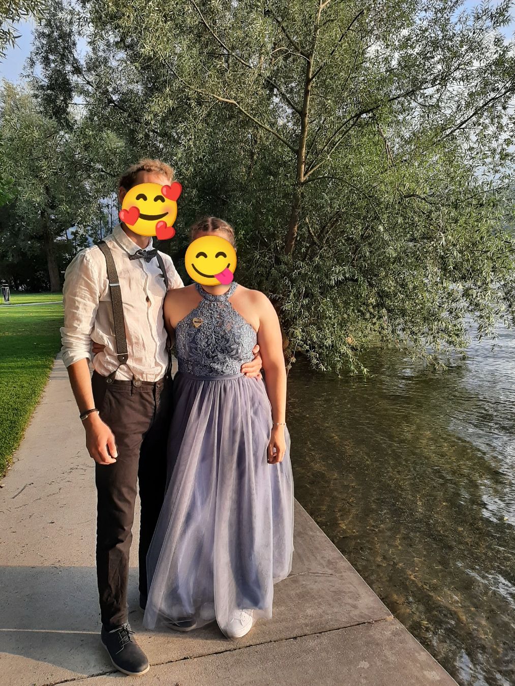 Kleider: Abendkleid blaugrau – Gebraucht aus Bremgarten AG von Tabea1108 1