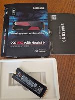 Neuwertige Samsung 990 Pro mit Heatsink 2TB M2 SSD NVME 2280
