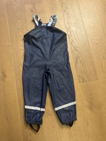 Regenhose Kinder dunkelblau unisex Gr. 122/128