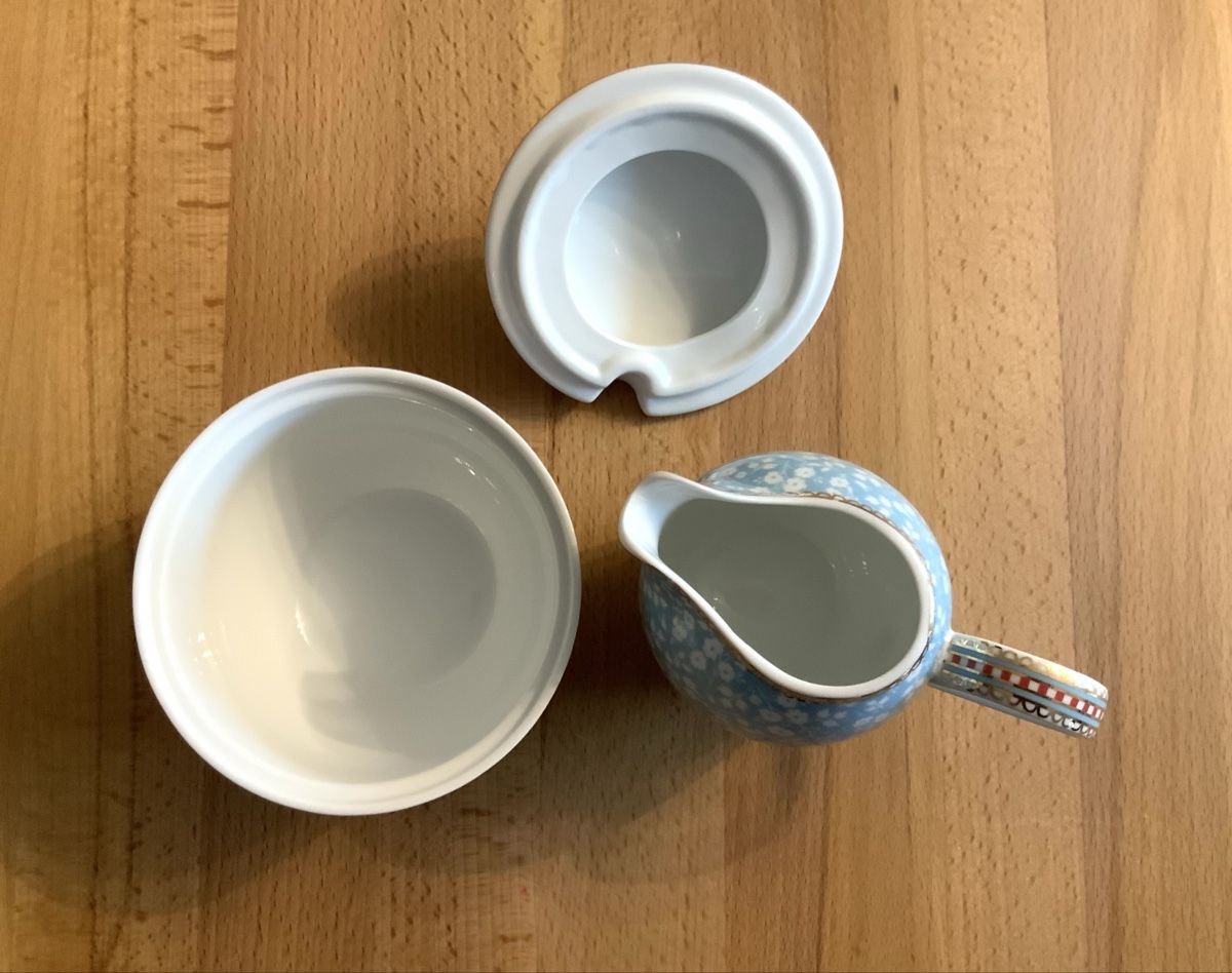 Set di piatti: Pip Studio: Milchkännchen mit Zuckerdose, neuwertig – Nuovo (secondo la descrizione) da Lufingen venduto da lotzstef 3