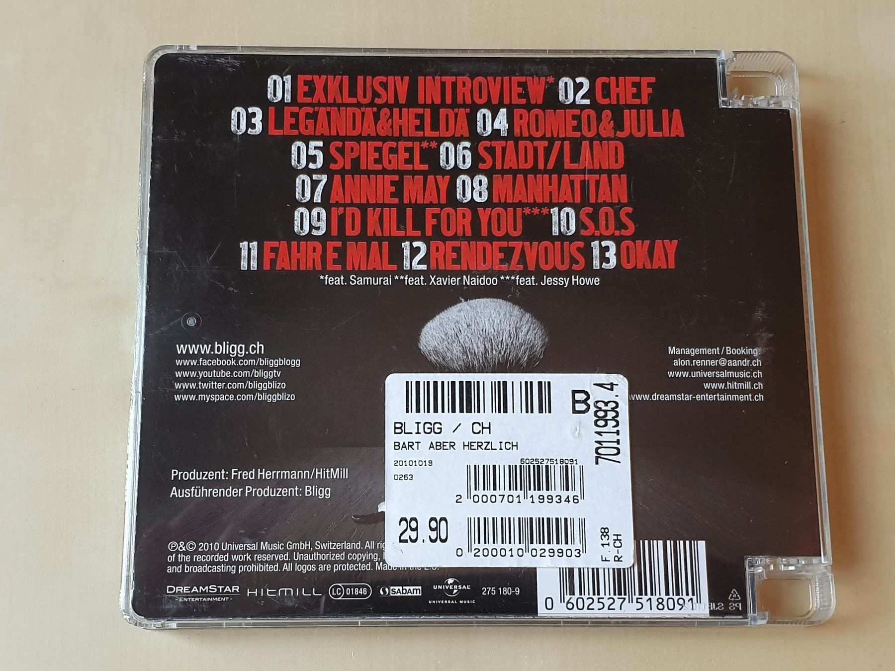 CDs: Bligg Bart aber Herzlich – Gebraucht aus Stansstad von collectorsshop 1