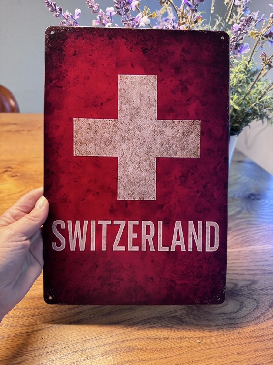 Insegne: Blechschild Schweiz Dekoschild  – Usato da Niederbüren venduto da Oetschli 2