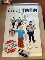 Tintin Werbeplakat Hergé Journal de Tintin Tim Moulinsart