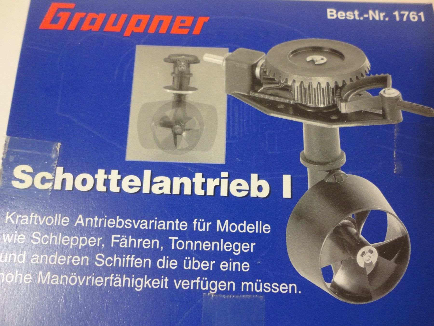 Graupner RC Modellbau: Graupner Schottelantrieb I Modellbau Boot Neu & OVP – Neu und originalverpackt aus Horgen von RcModell 7