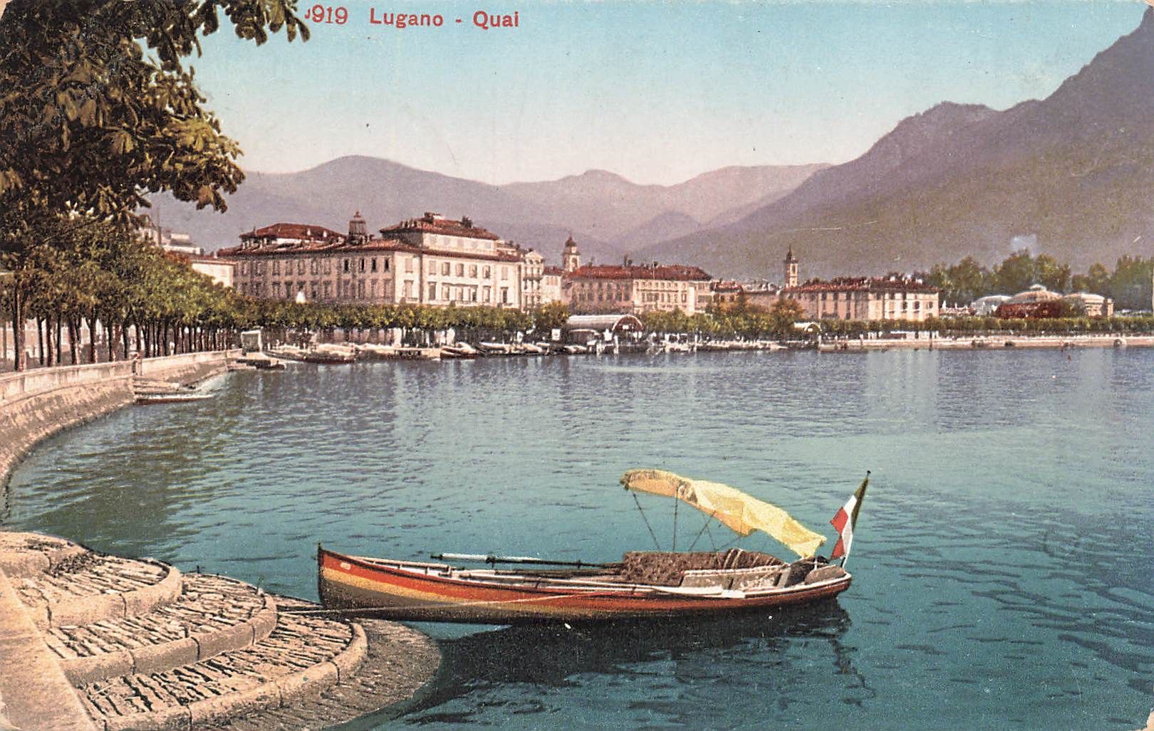 Cartoline postali: Lugano – Usato da Biasca venduto da Blenio71